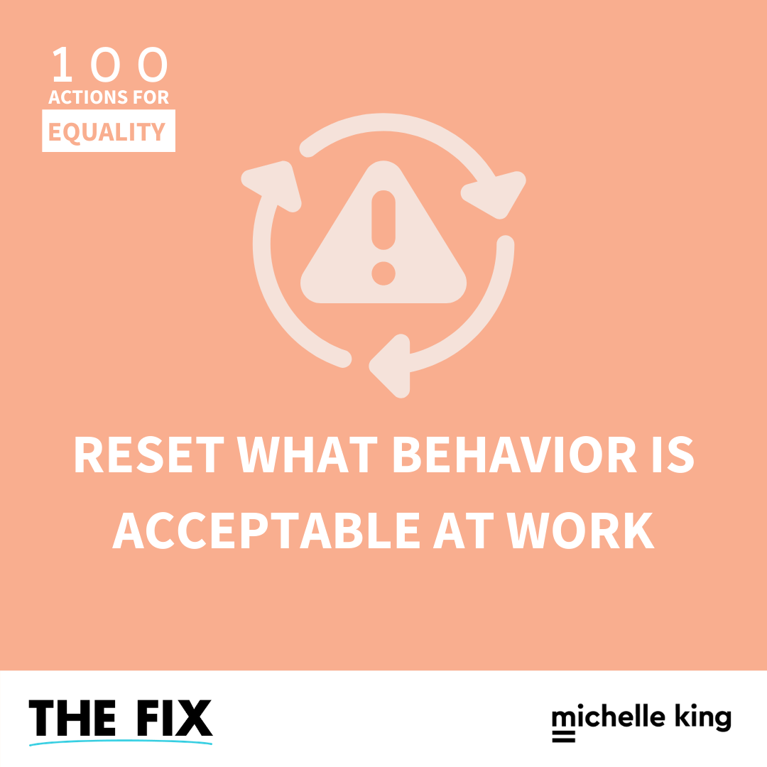 Reset What behavior Is Acceptable At Work