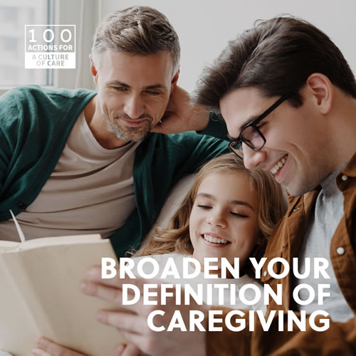 Broaden your definition of caregiving