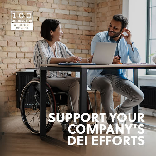 Support your company’s DEI efforts