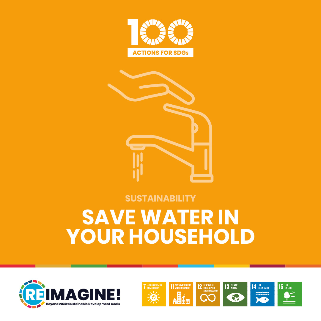 Save water in your household