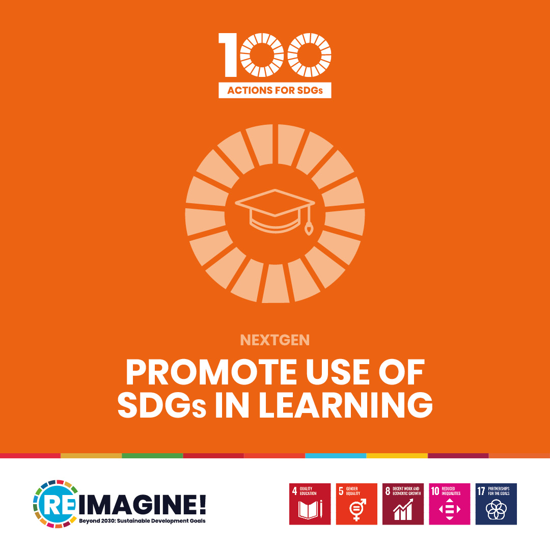 Promote use of SDGs in learning