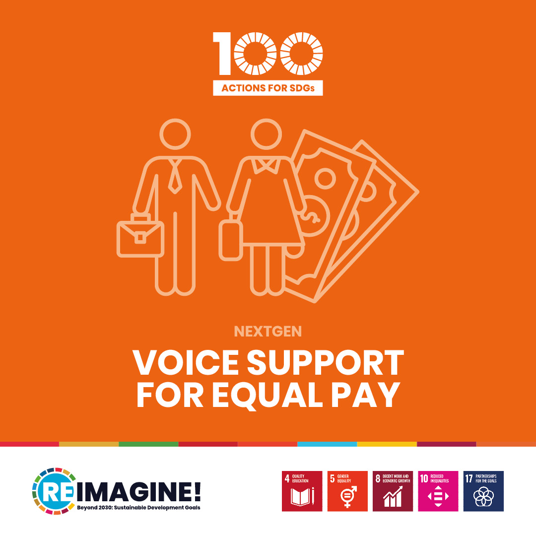 Voice support for equal pay