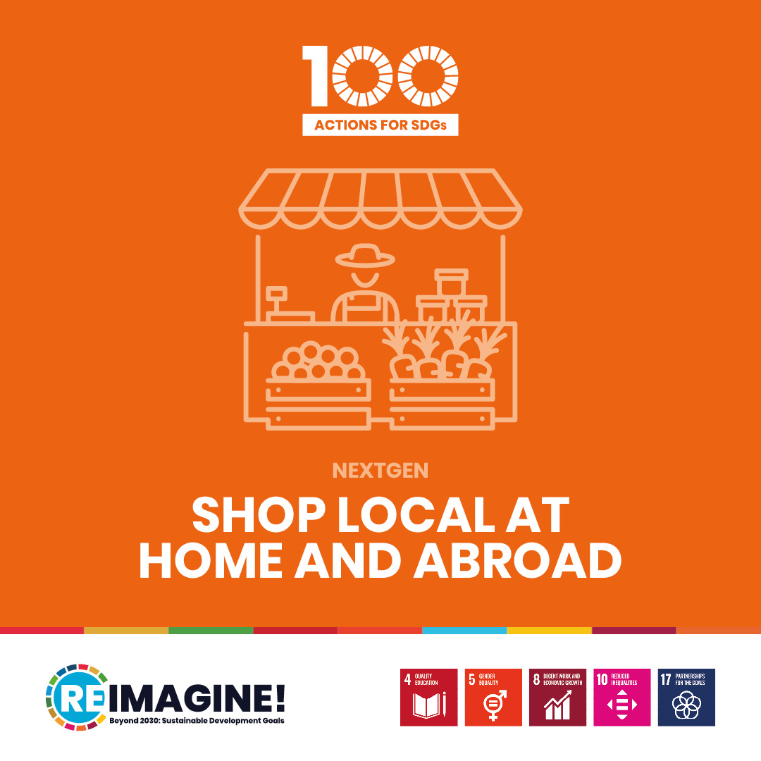Shop local at home and abroad