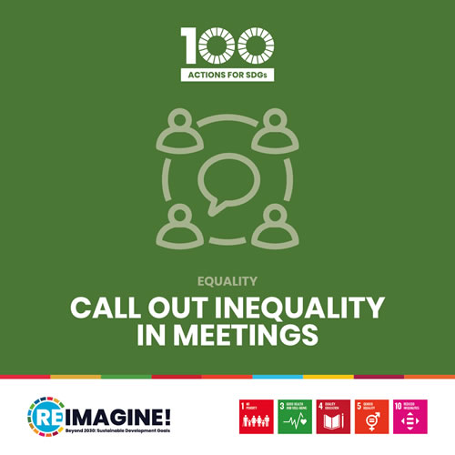 Call Out Inequality In Meetings