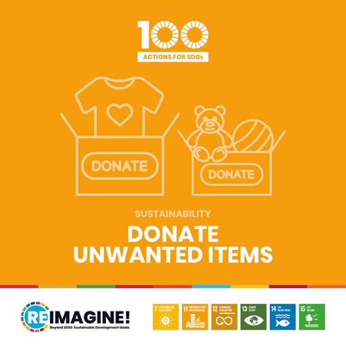 Donate unwanted items