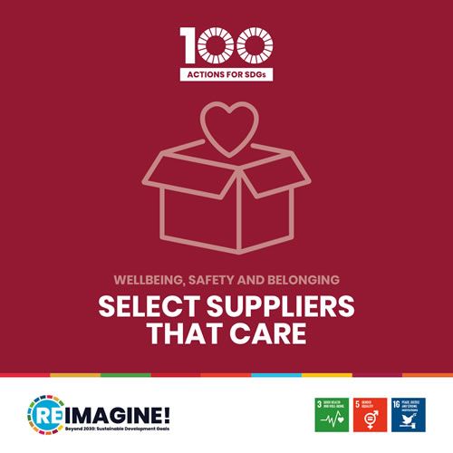 Select suppliers that care
